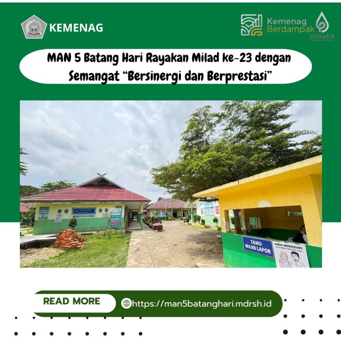 MAN 5 Batang Hari Rayakan Milad ke-23 Bertepatan dengan Bulan Ramadan 2026