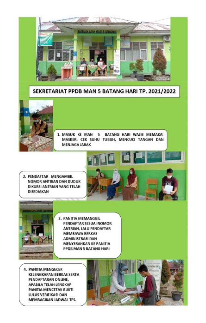 Verifikasi Bahan PPDB Berjalan Kondusif dan Tetap  Mematuhi Prokes Covid-19