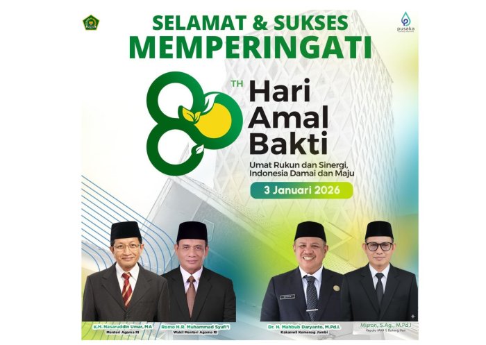 MAN 5 Batang HARI Mengikuti Upacara Hari Amal Bakti (HAB)