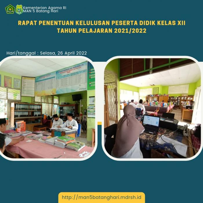 Siap â€“ siap Informasi Kelulusan Siswa Kelas XII