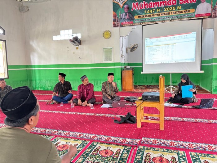 MAN 5 Batang Hari Gelar Rapat Komite Bersama Wali Murid Kelas XII untuk Persiapan Acara Pelepasan Tahun 2026