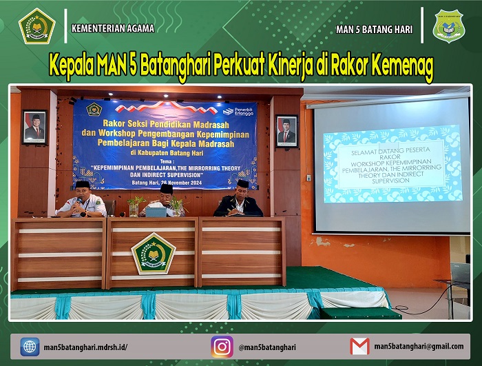 Kepala MAN 5 Batanghari Perkuat Kinerja di Rakor Kemenag Batanghari