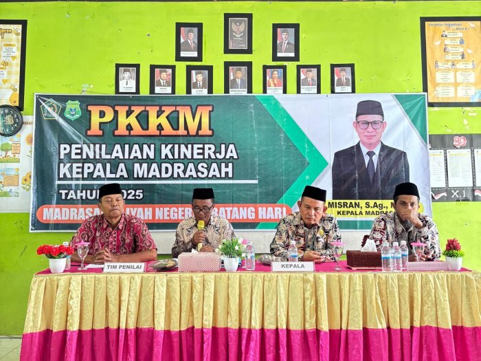 MAN 5 Batang Hari Laksanakan Penilaian Kinerja Kepala Madrasah (PKKM) Tahun 2025