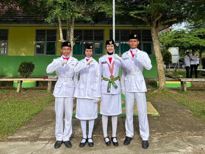 Siswa MAN 5 Batang Hari Eks Paskibraka Tampil Sebagai Petugas Upacara, Sekolah Bangga