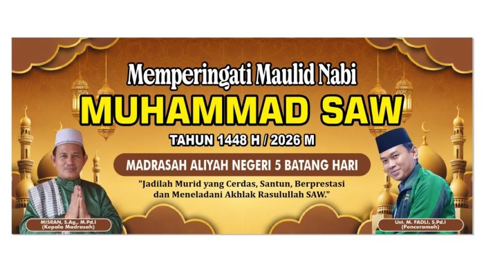 Dalam Suasana Bulan Robiul Awal 1448 Hijriah MAN 5 Batang Hari Gelar Peringatan Maulid Nabi Muhammad SAW Dalam Suasana Bulan Robiul Awal 1448 Hijriah MAN 5 Batang Hari Gelar Peringatan Maulid Nabi Muhammad SAW