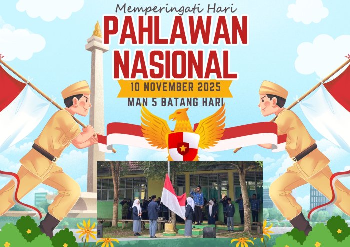 MAN 5 Batang Hari Peringati Hari Pahlawan,Semangat Juang Tak Pernah Padam